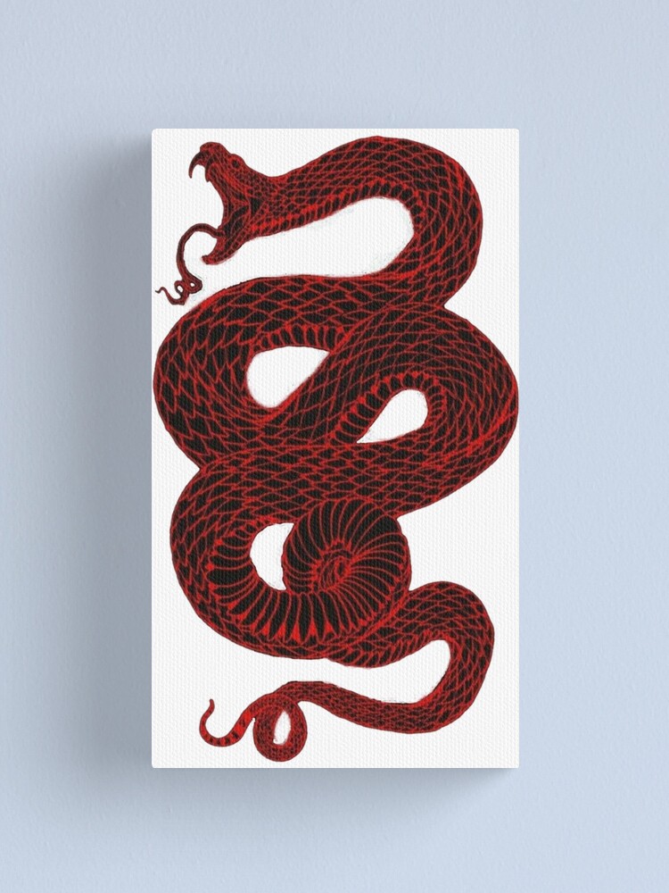 Aesthetic red snake