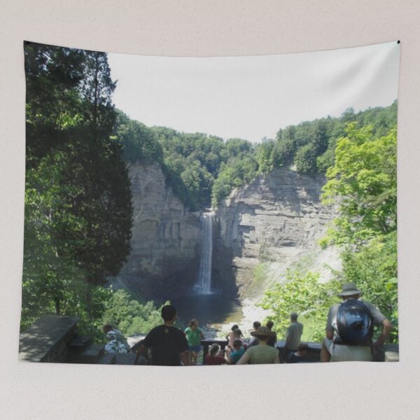Item preview, PEOPLE WATCHING THE BEAUTIFUL WATERFALLS SCENERY  designed and sold by findsbyjune374.