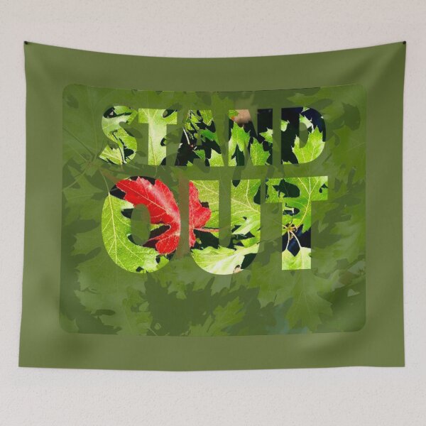 Item preview, Stand Out - Uniqueness and Leaves designed and sold by tymonardo.