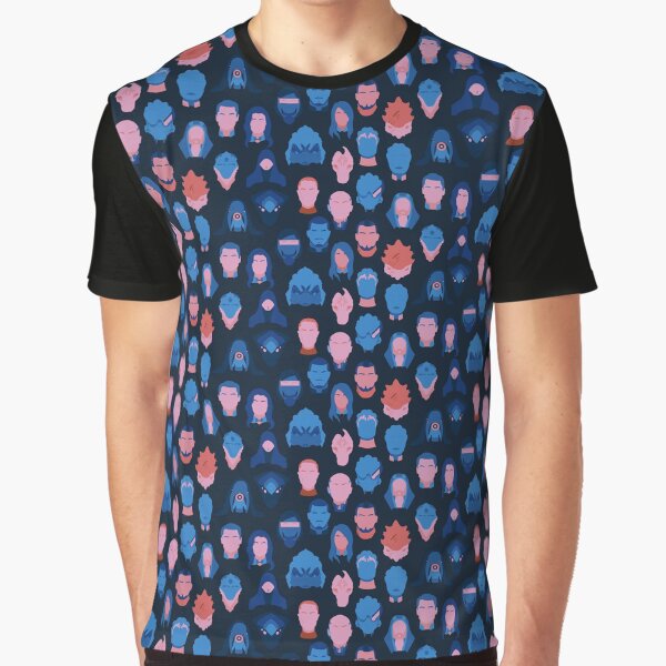 Vapor Effect Graphic T-Shirt