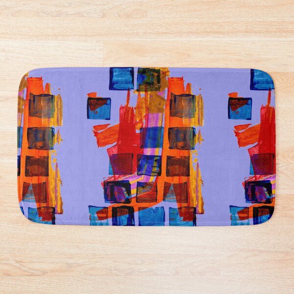 Aperçu de l'œuvre Grille mal / violet créée et vendue par Karen Eutemey.