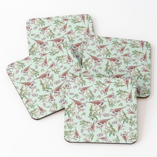 Item preview,  Kamouraska kildir plovers green background designed and sold by Caroline Bochud.