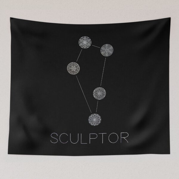 Item preview, Sculptor Constellation Mandalas designed and sold by MetaPhyStore.