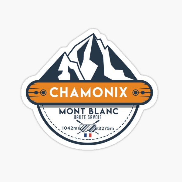 CHAMONIX MONT BLANC Sticker