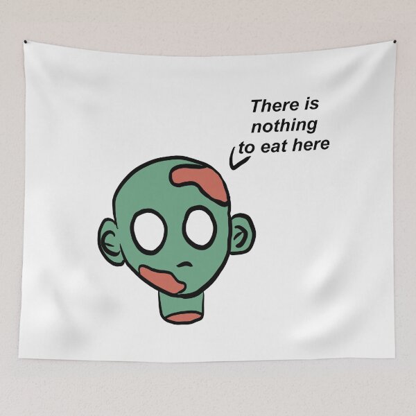 Item preview, Zombie halloween nothing to eat here designed and sold by KRISTAHR.