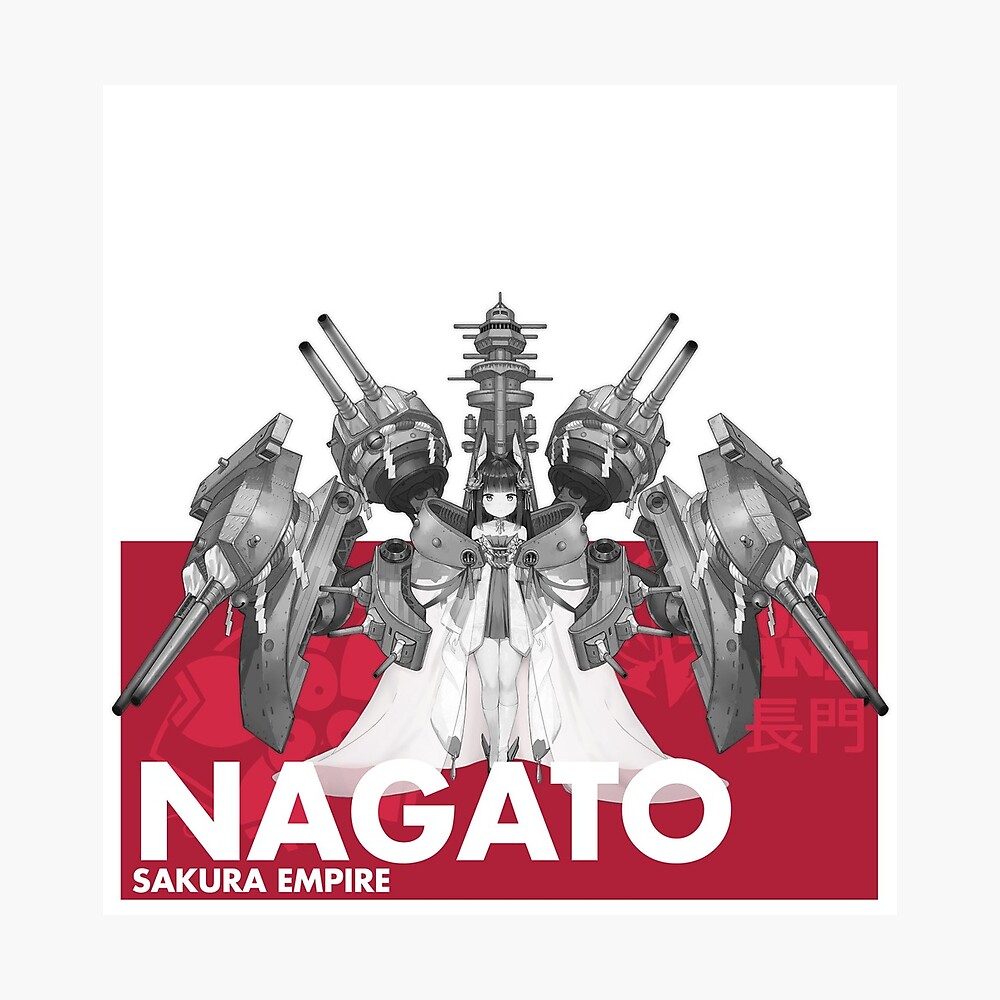 Nagato - Azur Lane - Typography 4