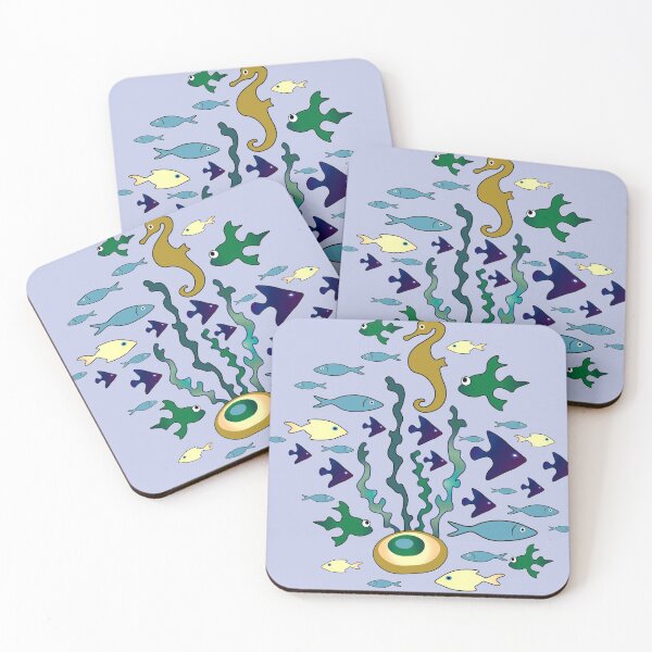 Item preview, seahorse and other fishes designed and sold by Liza-RKS.