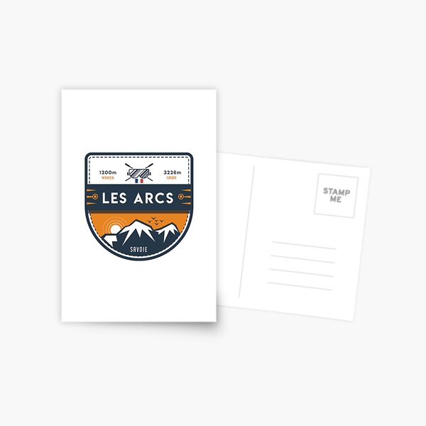 LES ARCS Carte postale