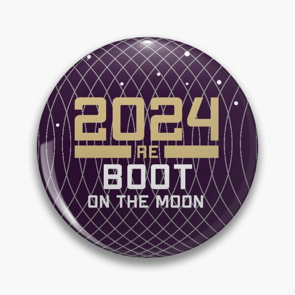 Item preview, Boots on the Moon 2024  | space gift designed and sold by hummyteez.