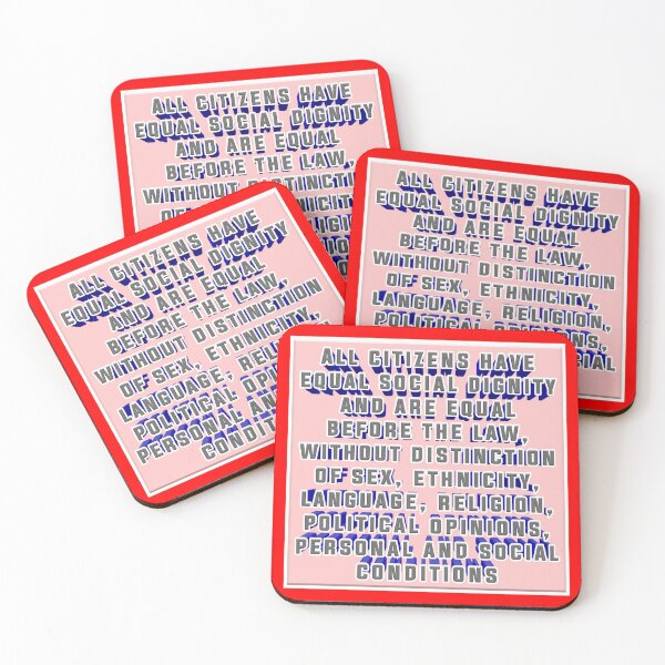 Item preview, Article 3 of Italian Constitution 008 designed and sold by ITALY-Roselli-.