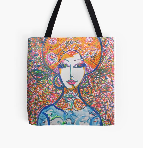 La Dea del Cosmo All Over Print Tote Bag