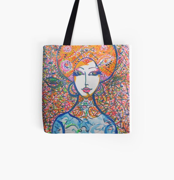 La Dea del Cosmo All Over Print Tote Bag