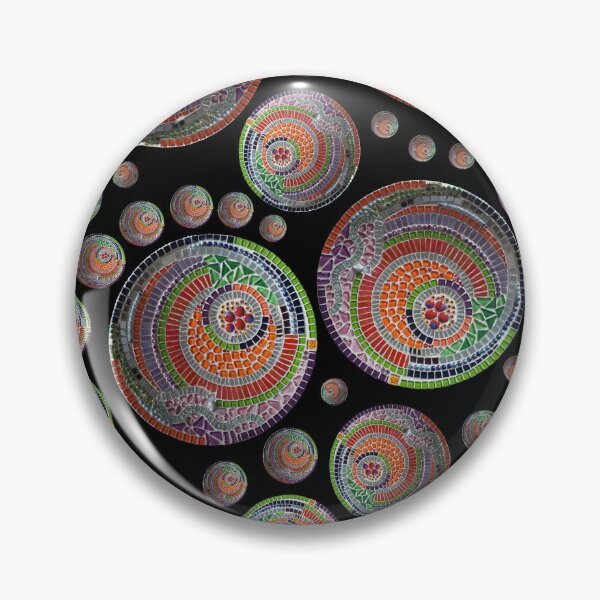 Item preview, Abstract pattern of a mosaic bowl designed and sold by Adriana Zoon.