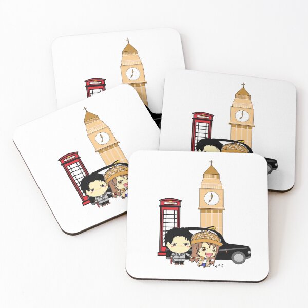 Item preview, Cute Cartoon Couple Goes To London designed and sold by DTEH.