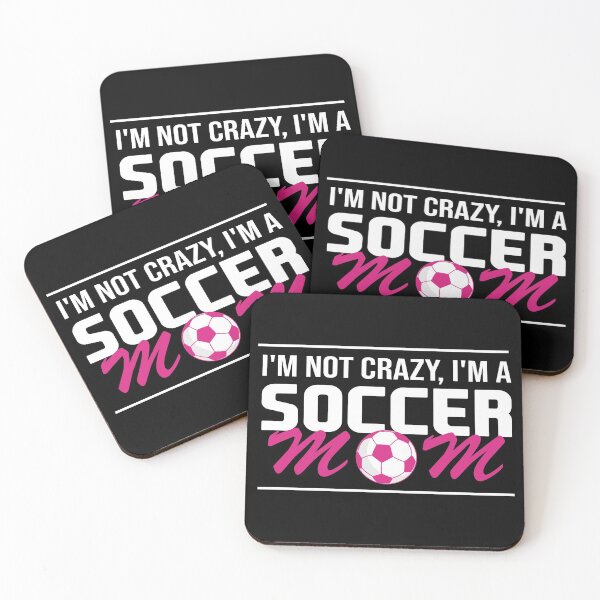 Item preview, I'm not crazy, I'm a SOCCER MOM - Dark Shirt designed and sold by Rooks-Artworks.