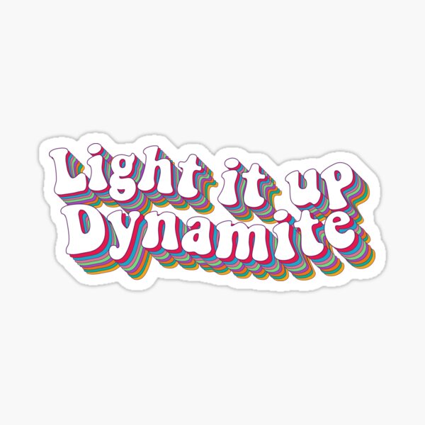 BTS Dynamite Stickers – OneTinyAtelier