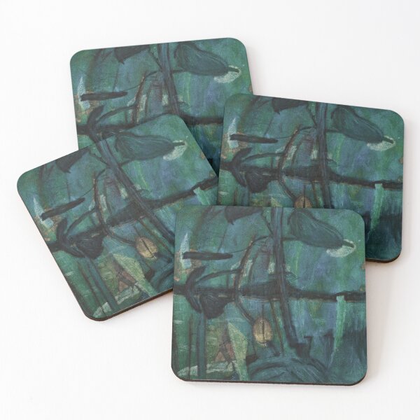 Item preview, Trees by Lake Watercolor Landscape Painting designed and sold by Phillip Jones.