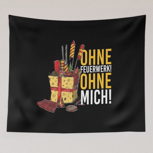 Item preview, Without Fireworks! Without Me! New Year's Eve designed and sold by MooonTees.