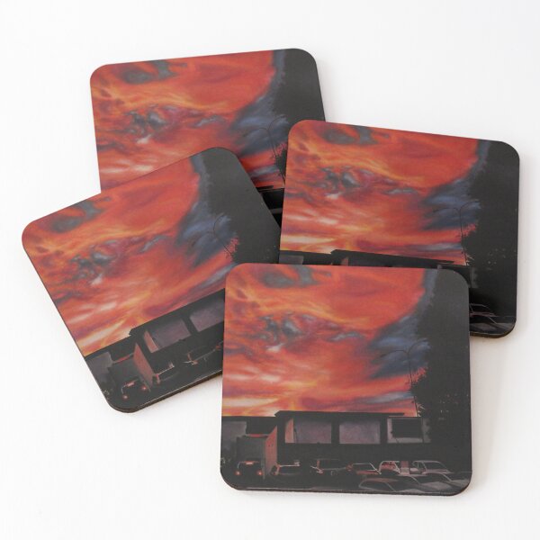 Item preview, Parking lot sunset designed and sold by Khruvenaroh.