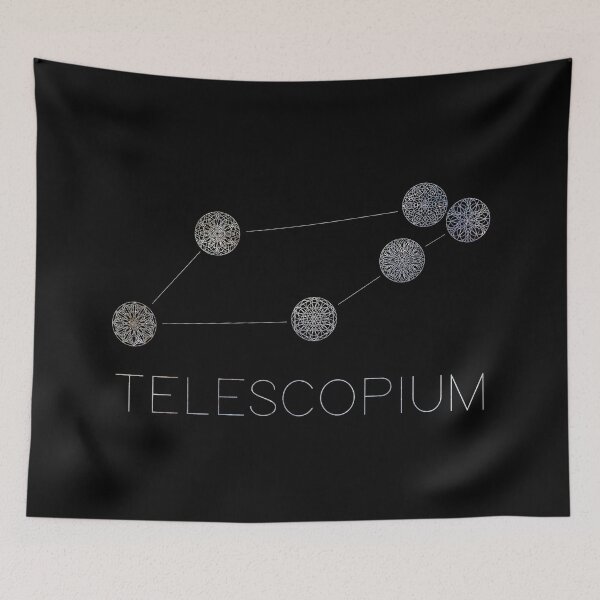 Item preview, Telescopium Constellation Mandalas designed and sold by MetaPhyStore.