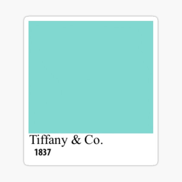 Tiffany Blue Paint Chip Sticker
