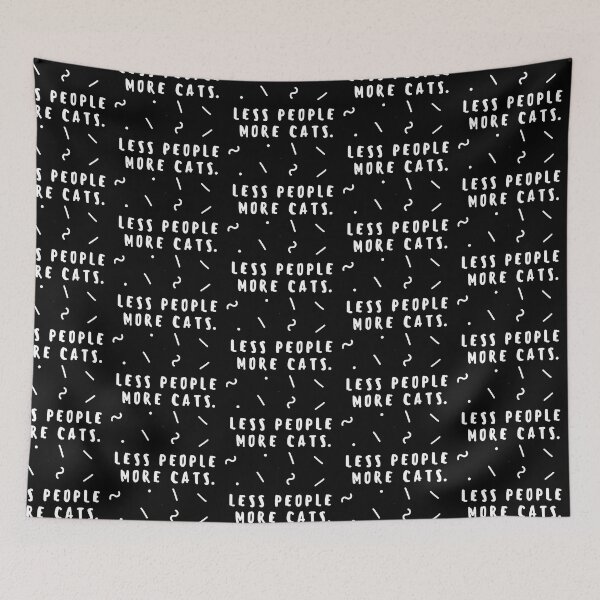Item preview, Less people More cats design designed and sold by sostar.