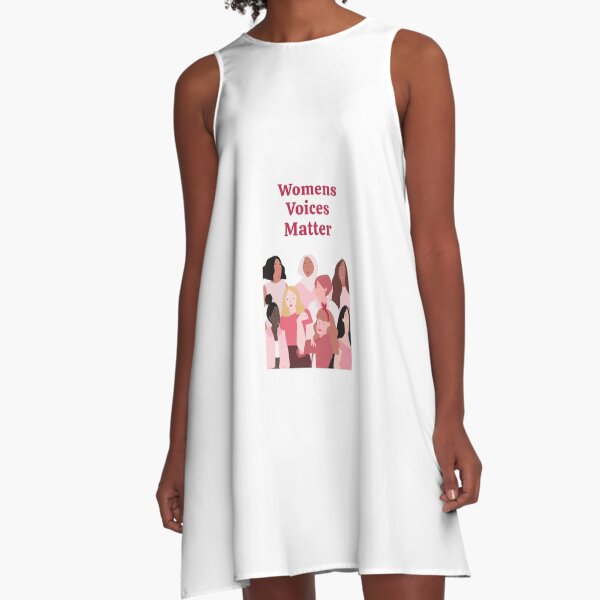 Womens Vocies Matter A-Line Dress