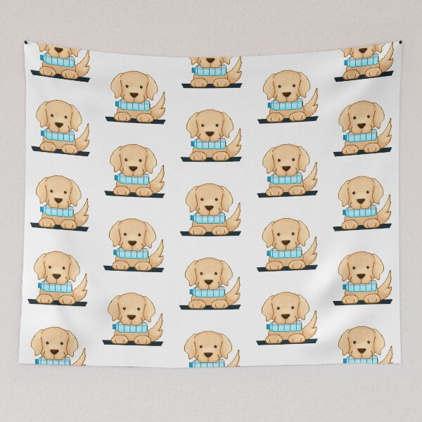 Item preview, Cute puppy with water bottle designed and sold by AlbinoSnowman.