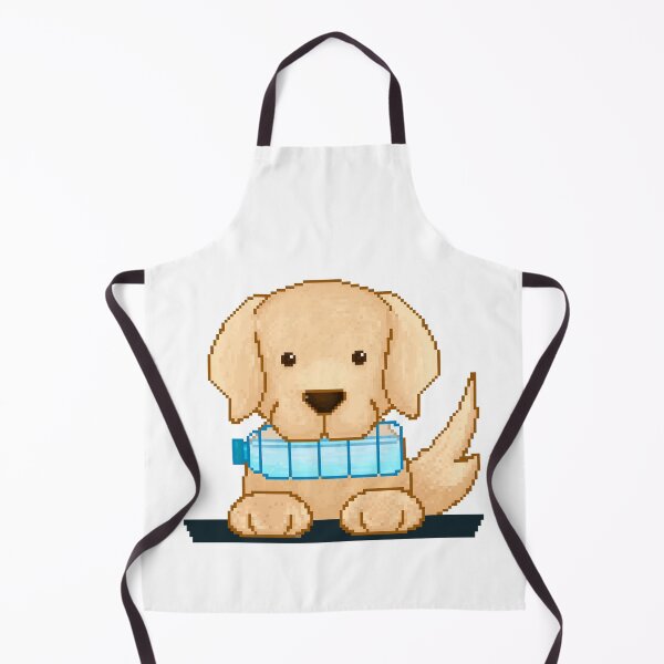 Item preview, Cute puppy with water bottle designed and sold by AlbinoSnowman.