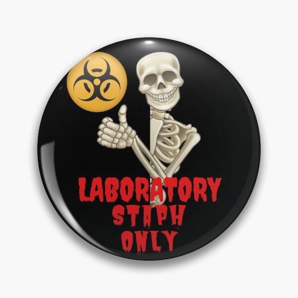 Item preview, MEDICAL LABORATORY SCIENTIST HALLOWEEN SKELETON LABORATORY STAPH ONLY! FUNNY designed and sold by Hippiesole.
