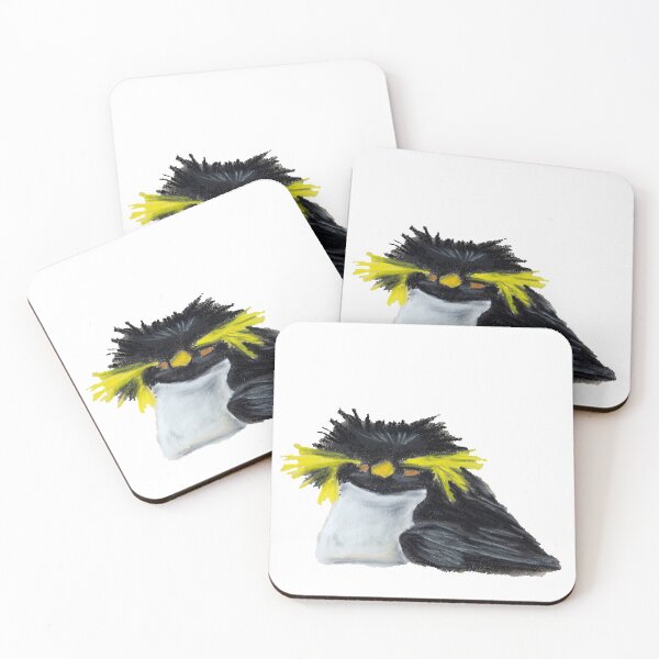 Item preview, Macaroni Penguin Drawing designed and sold by lanettesart.