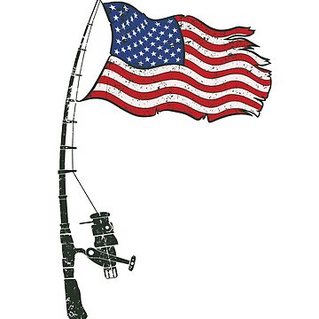 Imagen de la obra Bandera americana de pesca de dreamy11