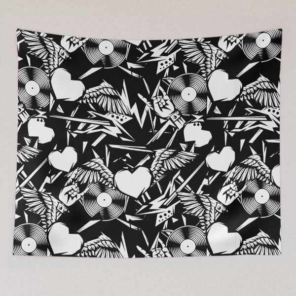 Item preview, Aesthetic Music Pattern designed and sold by SAVWIS.