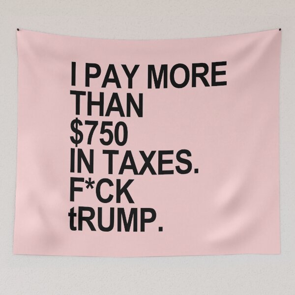 Item preview, I Pay More than $750 - Fuck tRump 1.0 (censored) designed and sold by Thelittlelord.