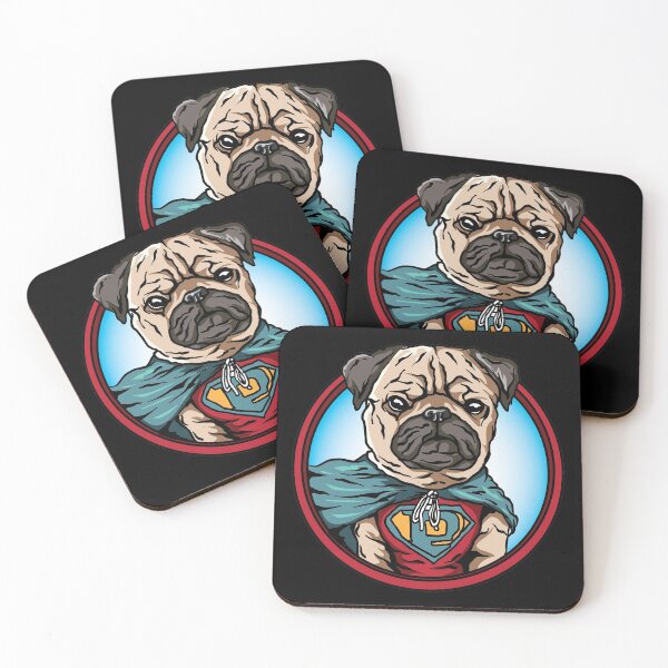 Item preview, Super heroe Pug for dog owner designed and sold by AxzoGerman.