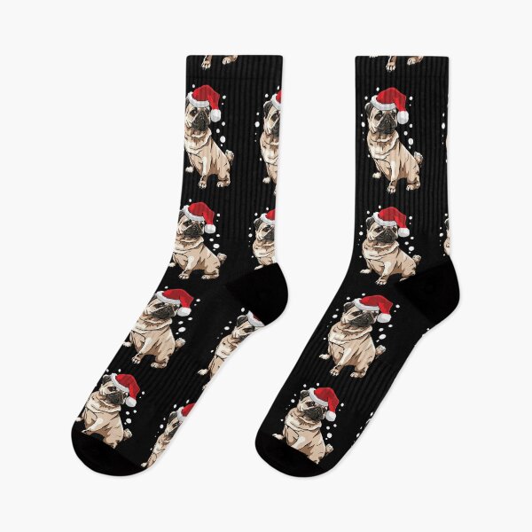 Item preview, Christmas Pug for santa claus dog owner designed and sold by AxzoGerman.