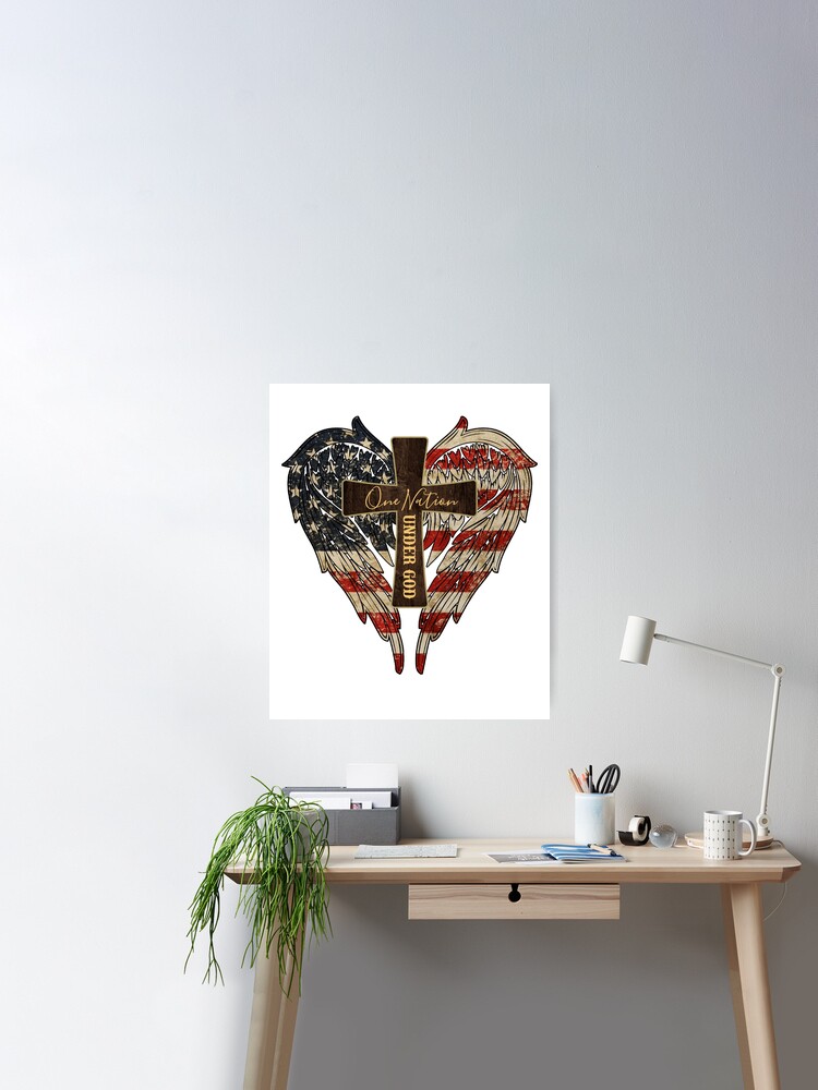 Bass Fishing - American Flag - Fourth Of July Poster for Sale by  Meliafroggy