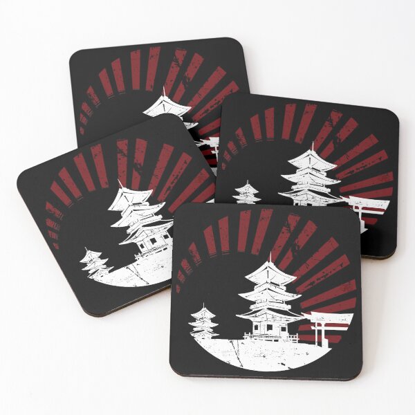 Item preview, Japanese Temple Rising Sun designed and sold by SoccaTamam.