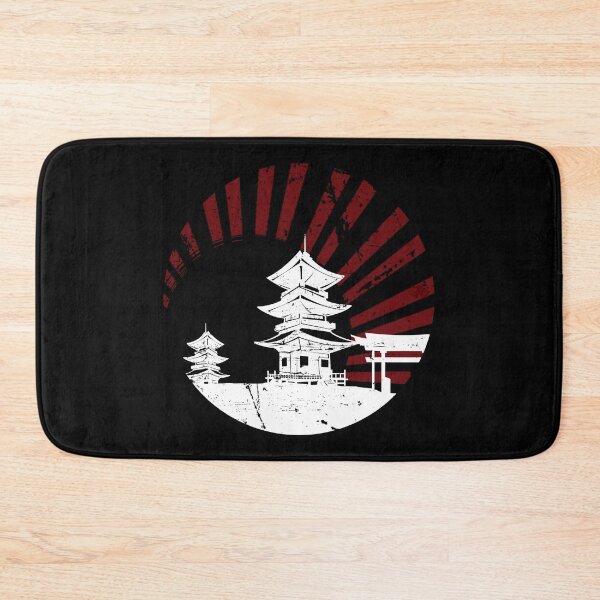 Item preview, Japanese Temple Rising Sun designed and sold by SoccaTamam.