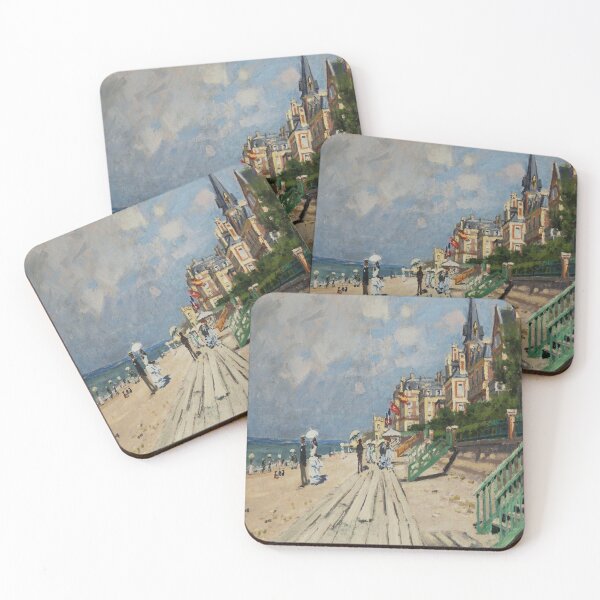 Item preview, The Boardwalk at Trouville-Claude Monet designed and sold by LexBauer.