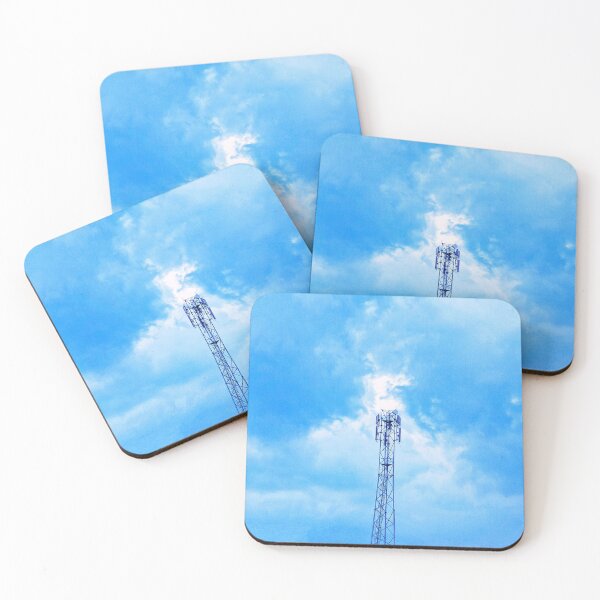 Item preview, Clouds and network tower designed and sold by Cloudgraph.