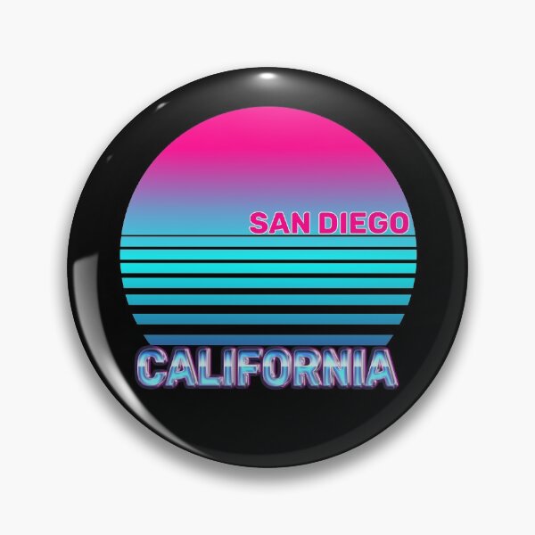 Artikelvorschau, San Diego Kalifornien Vaporwave Retro 1980er 1990er Jahre entworfen und verkauft von SqualeForce.