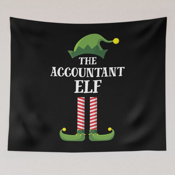 Item preview, Accountant Elf Christmas designed and sold by ElfEmporium.