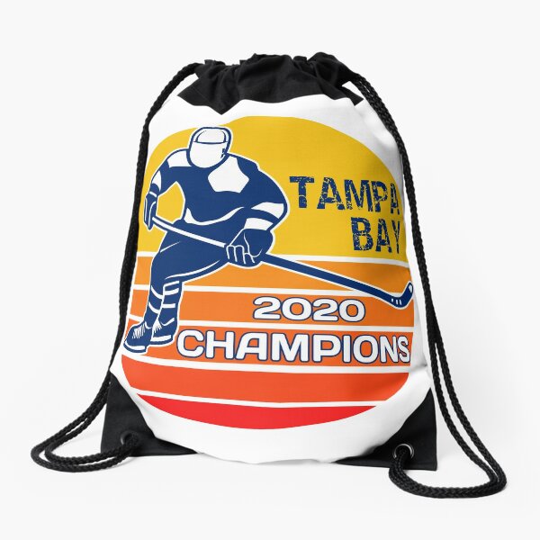 Tampa Bay Lightning NHL 2020 Stanley Cup Champions Drawstring Backpack