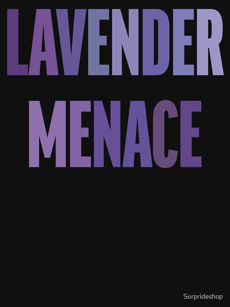 lavender menace tshirt