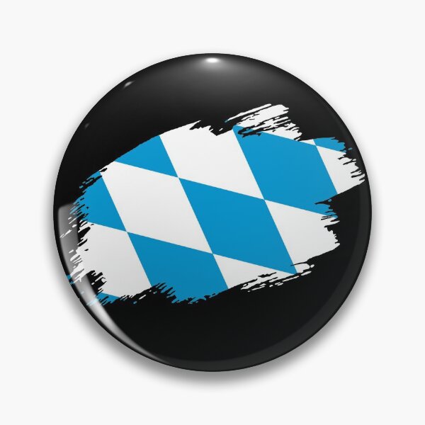 Item preview, Bavaria Bavarian flag flag diamond designed and sold by GeogDesigns.