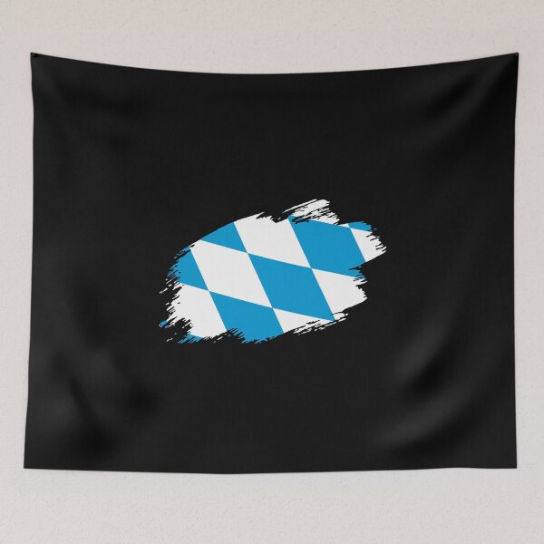 Item preview, Bavaria Bavarian flag flag diamond designed and sold by GeogDesigns.