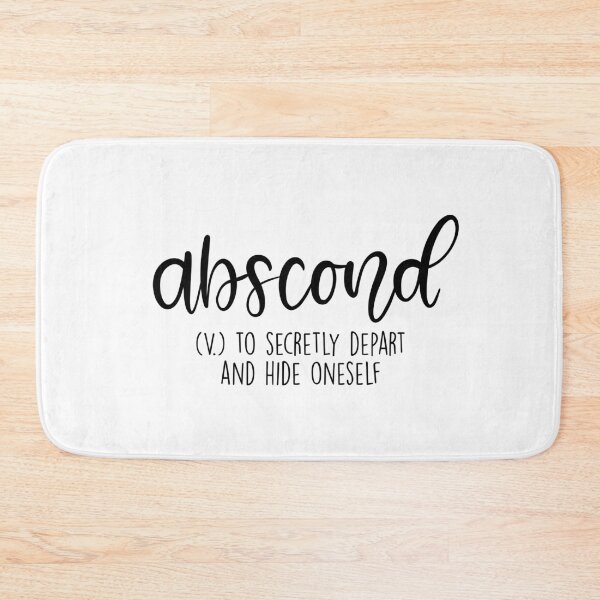 Item preview, Abscond Aesthetic Word Definition  designed and sold by Slletterings.