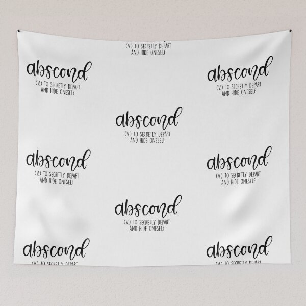 Item preview, Abscond Aesthetic Word Definition  designed and sold by Slletterings.