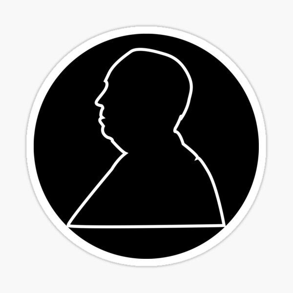 Item preview, Hitchcock Icon (Black Background) designed and sold by ktester.